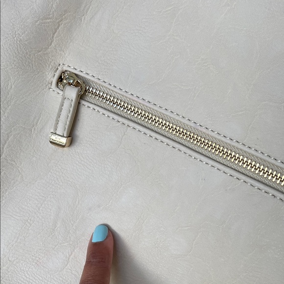 Big Buddha Cream Tote with Gold Studs - Picture 12 of 15